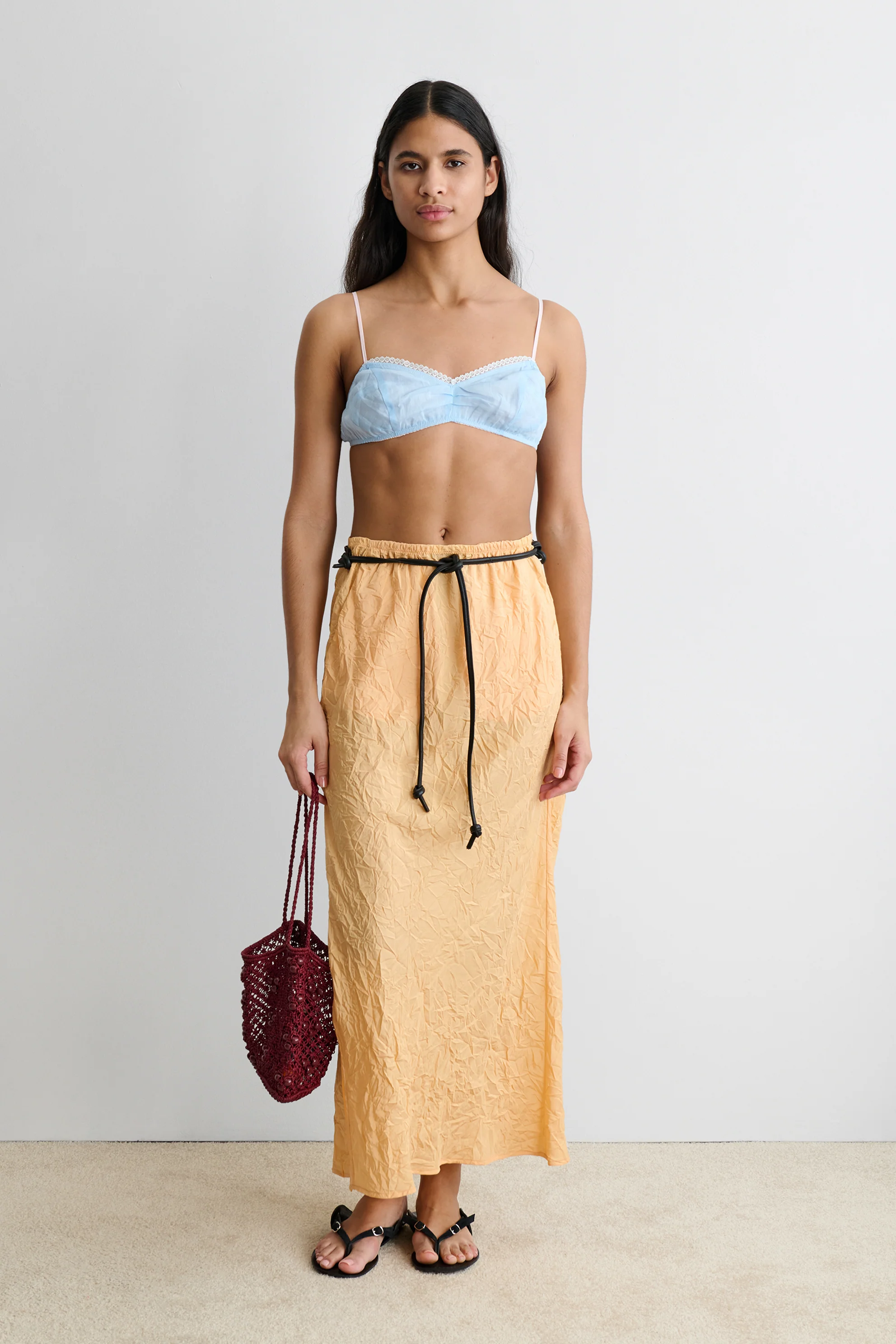 Skinny Tubular Tie Belt - Image 3